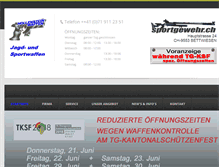 Tablet Screenshot of hollenstein-waffen.ch
